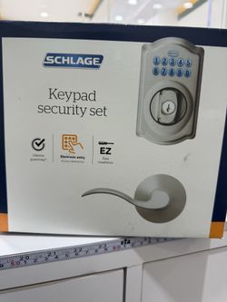 Schlage keypad security set