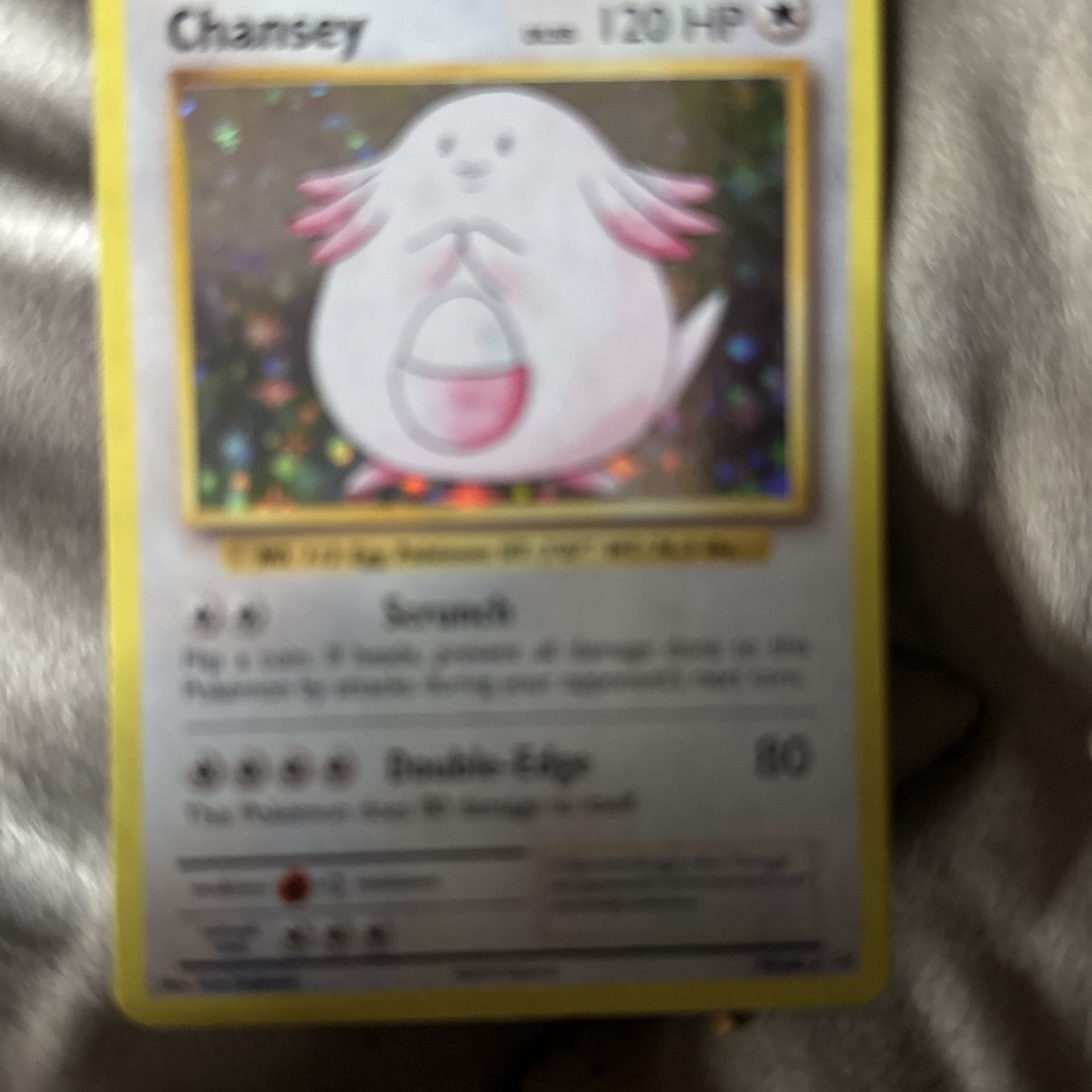 Chansey Holo Pokemon