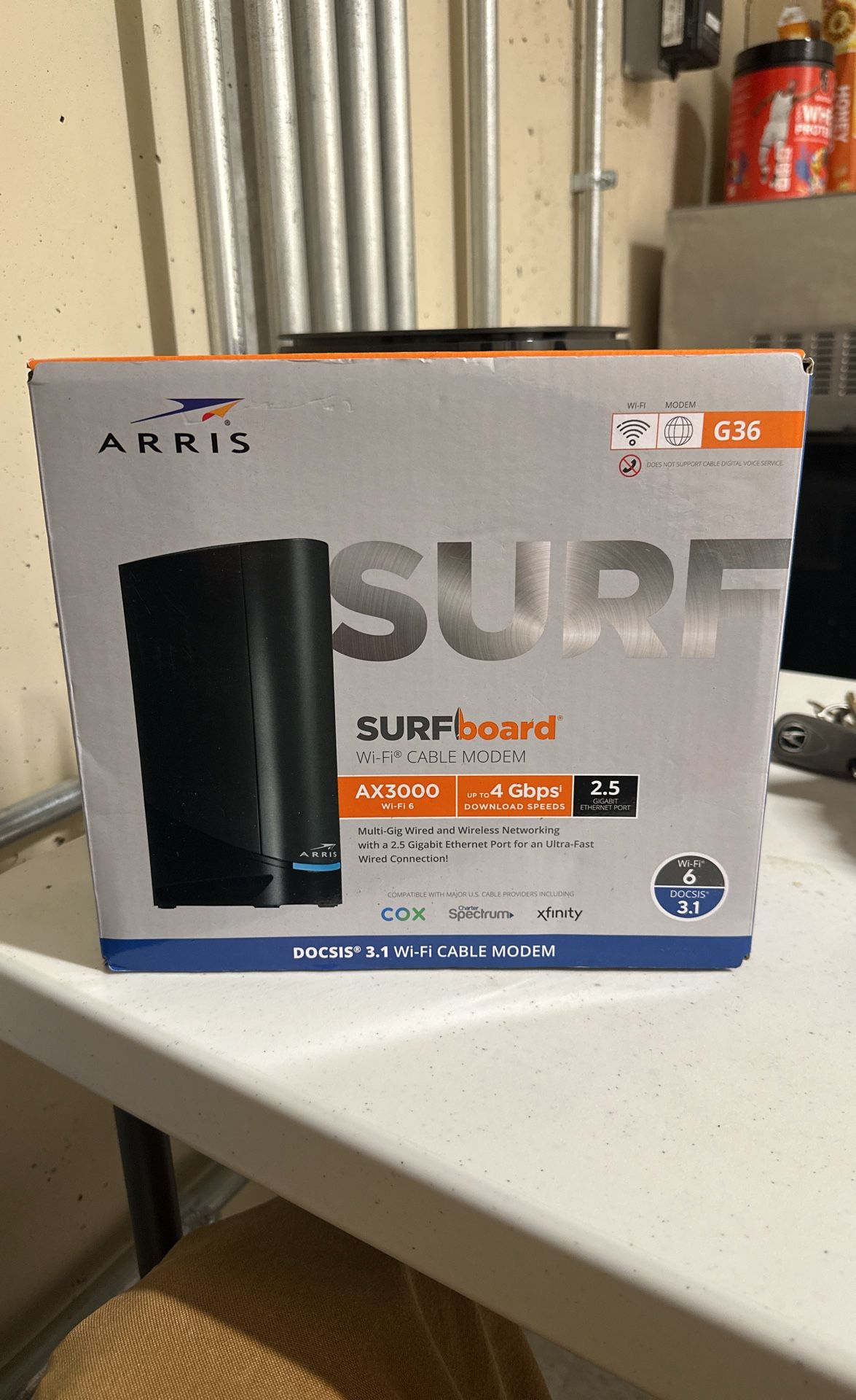 WiFi/Wired Modem (Arris surfboard 2.5gb Ethernet Port