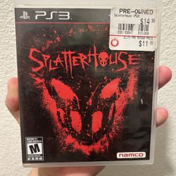 Splatterhouse PS3 Video Game 