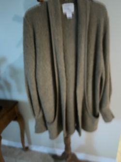 Long Dark Tan sweater