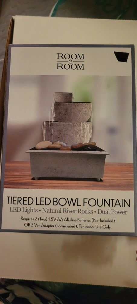 Tiered LED Bowl FOUNTAIN