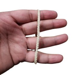 Pura Vida Gold Toned Emblem Cream Braided Adjustable Bracelet