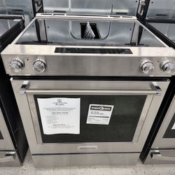 Low Price/ KitchenAid Downdraft Slide In Electric Range Was$3699