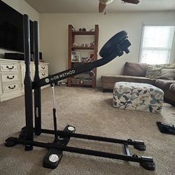 The DB method squatting machine