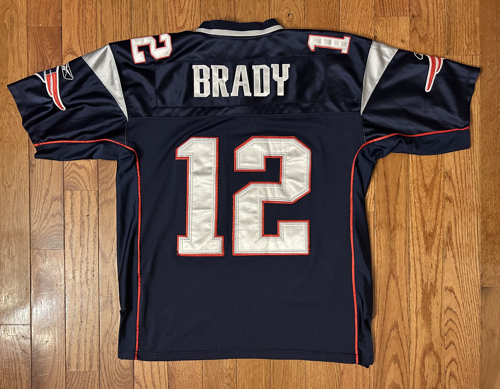 Tom Brady New England Patriots Super Bowl XLII Reebok Sewn Jersey Size 50