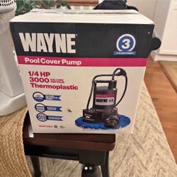 WAYNE WAPC250 Automatic Pool Cover Pump – 1/4 HP 3000 GPH