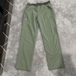 Large FIGS Moss scrub pants