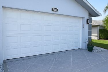 SALE! White Garage Door 16x7 – Hurricane Protection (Install INCLUDED)