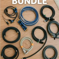 AV Cable Bundle – RCA, HDMI, BNC, Component, Byte Research – Audio Video