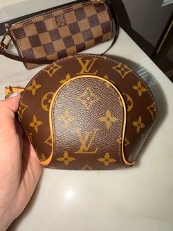 Louis Vuitton Monogram Ellipse Mini Clutch / Wristlet Bag - New 2005