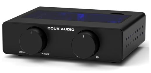 Douk Audio A5 2 Channel TPA3255 Stereo Amp, 300 Watts x2 Mini Hi-Fi Audio Power Amplifier Class D