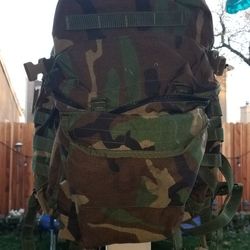 Army Backpack Real One Very Heavy Duty