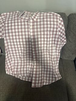 Men's Plaid Button-Down Shirt