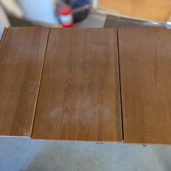 Wood Table With Extension 