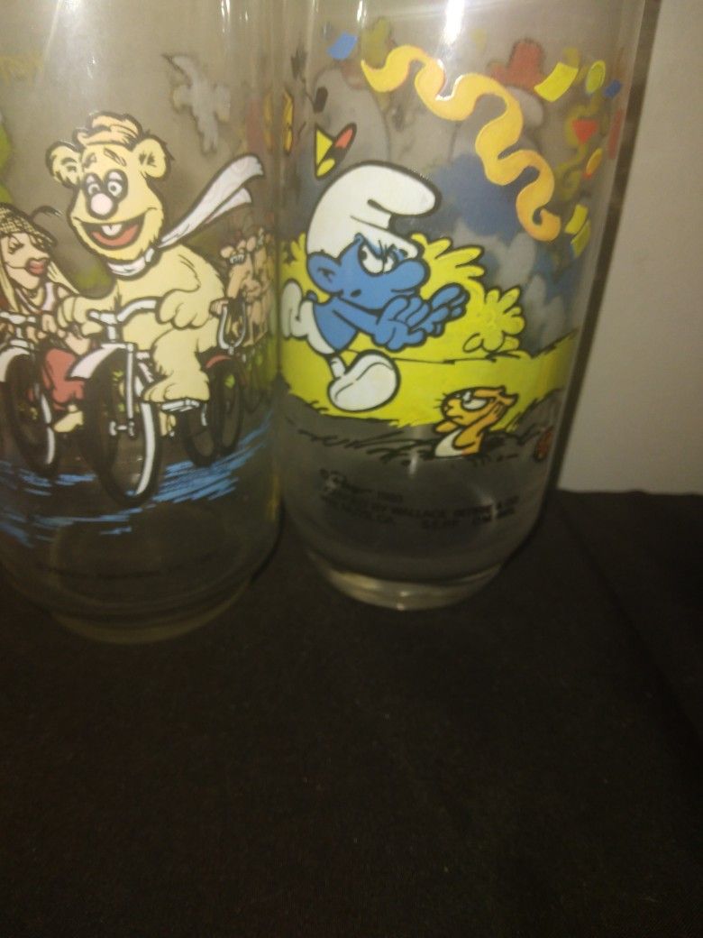 Vintage 1980s McDonald's Glasses