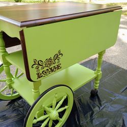 Vintage Refurbished Tea Cart