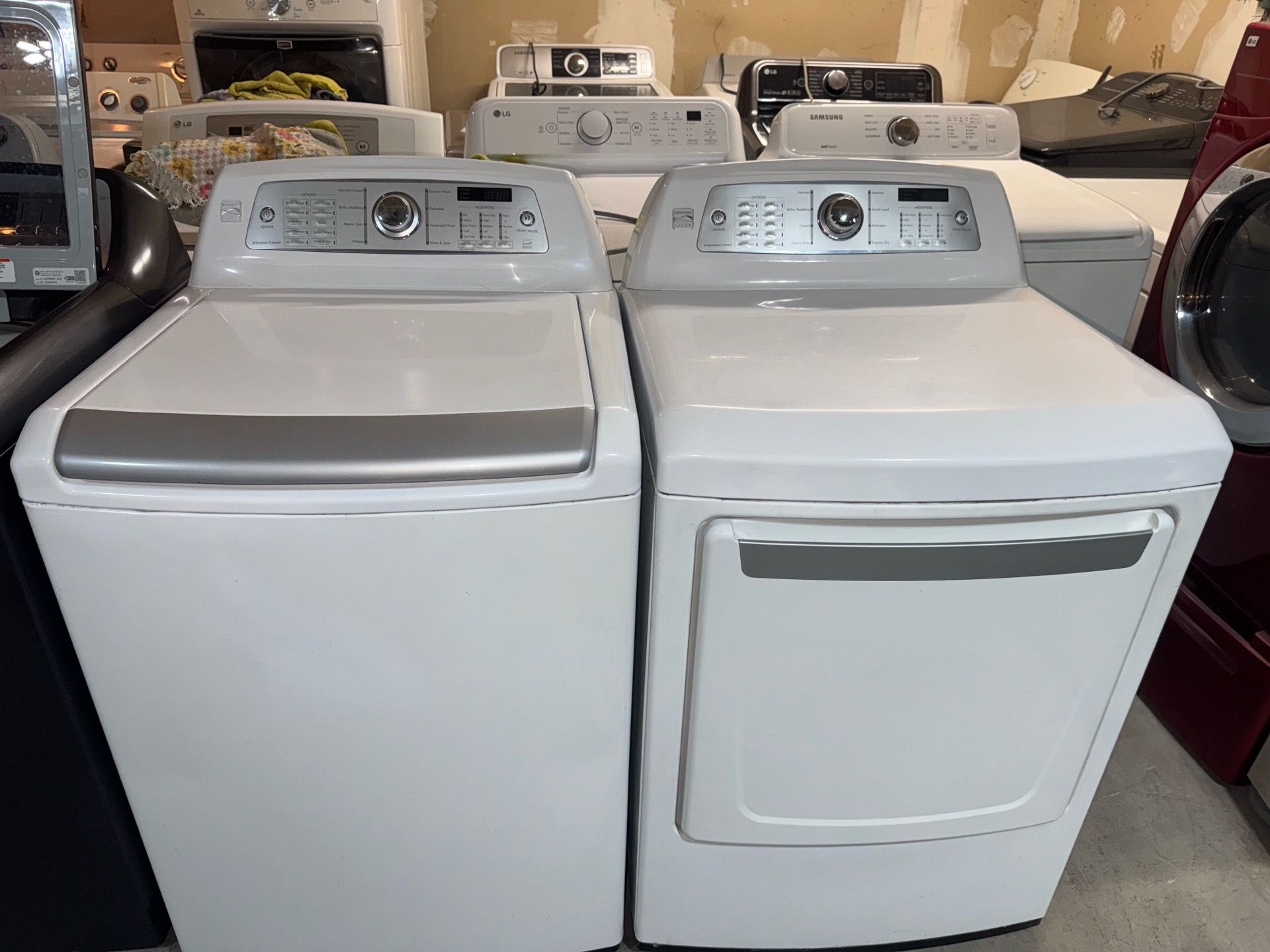 Kenmore elite washer and gas Dryer working 3 Month Warranty we Deliver