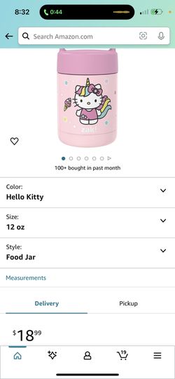 Hello Kitty Zak Food Jar