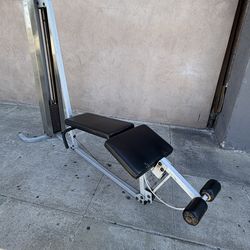 Hoist prone leg curl machine