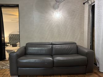 Leather Pull Out Bed 