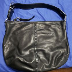 Coach XL Leather Shoulder Bag