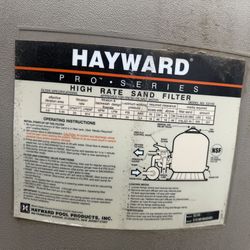 Hayward ProSeries 30" Sand Filter - Side Mount (Model # S310S)