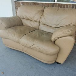 Leather Loveseat Sofa