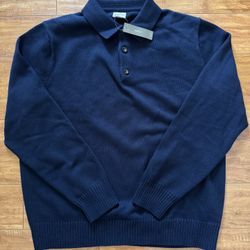 Brand New J.Crew Heritage Cotton Sweater Polo Size XL