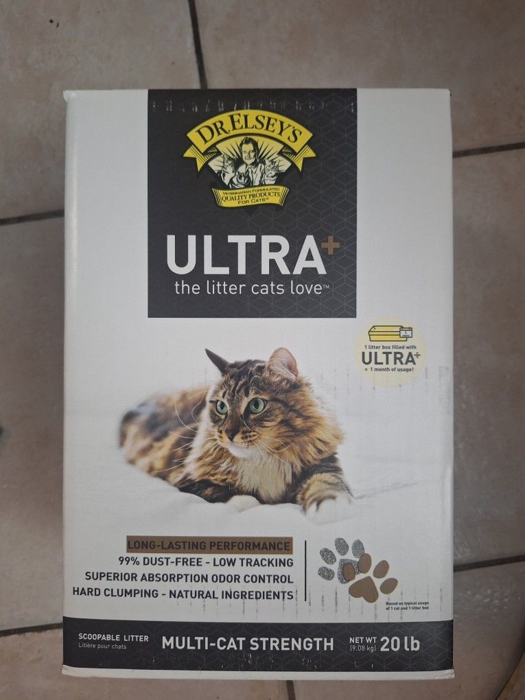 Dr. Elseys's Ultra + Mult-Cat Strength 20lb Box