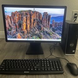  Complete Dell Desktop + HP 23″ Monitor Bundle – Plug & Play, Windows 11 Ready! fast🔥