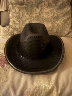 Black Sequin Cowboy Hat