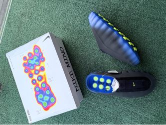 Nike mind slide Hyper Royal Black 12 men