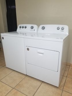 Whirlpool Washer And Electric Dryer Free Deliver And Install 3 Month Warranty