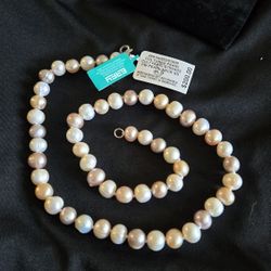 Multicolor Pearl Necklace 