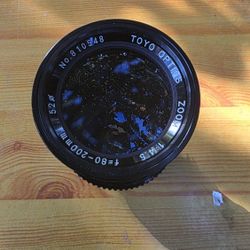 Toyo Optics Zoom lens 80mm-200mm Sr Mount