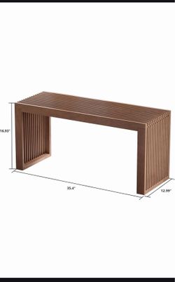 New Brown bamboo Bench