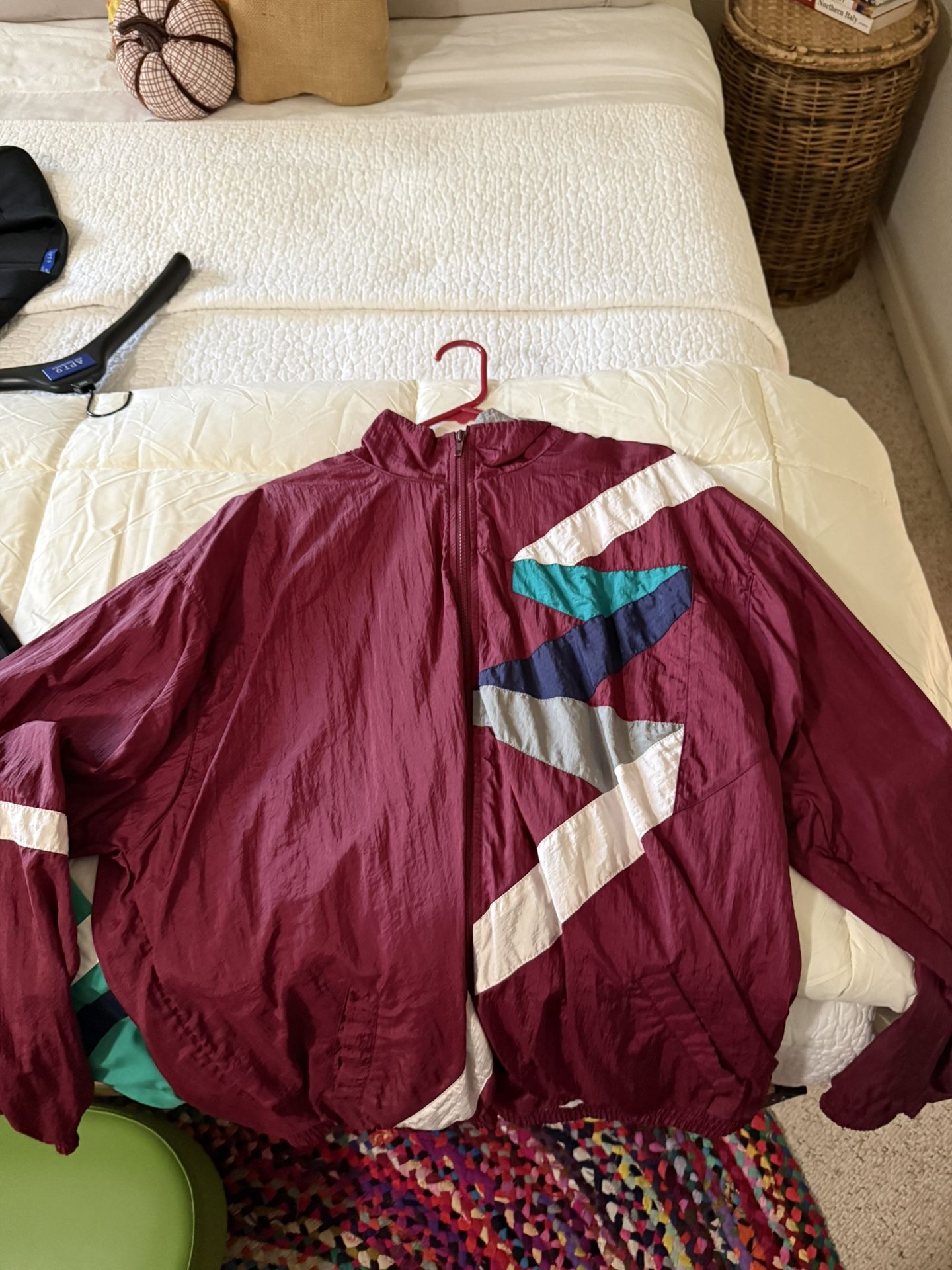 Vintage Windbreaker Jacket Size Large