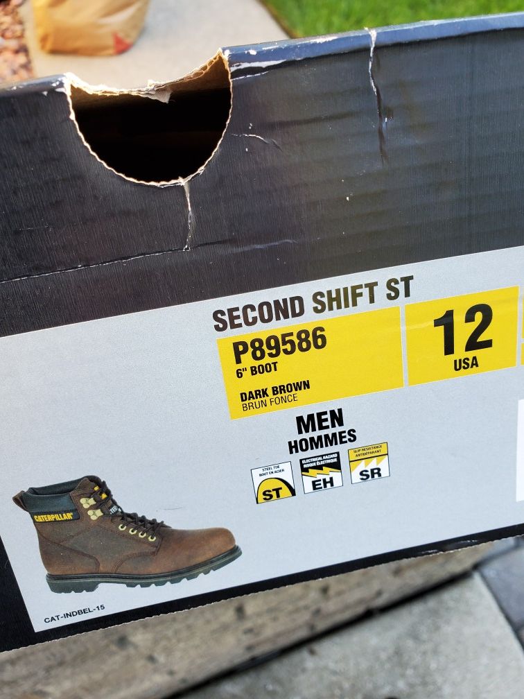 CAT men's new work boots