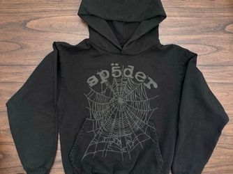All black sp⁵der hoodie