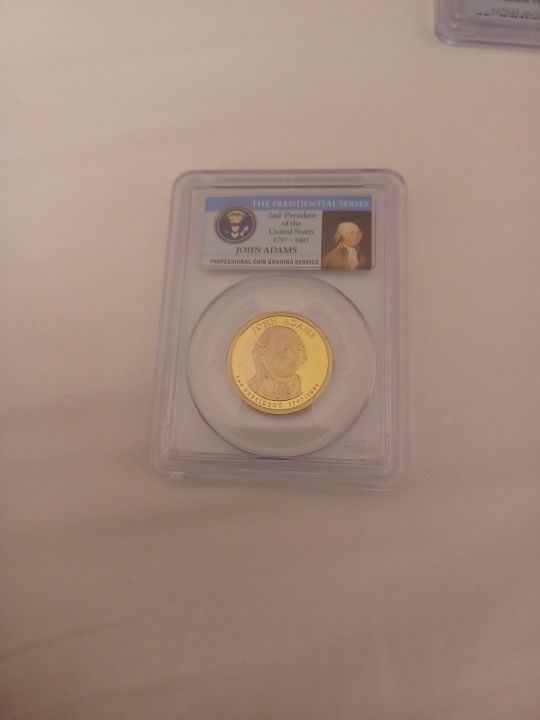 John Adams PR69 DCAM Presidential Dollar 2007 S