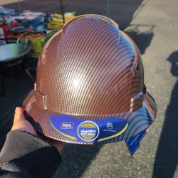 Brown Fiberglass Hard Hat