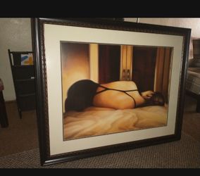 Large Framed PANG Of A Woman's Laying Body 