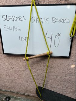 Slackers skateboard  swing