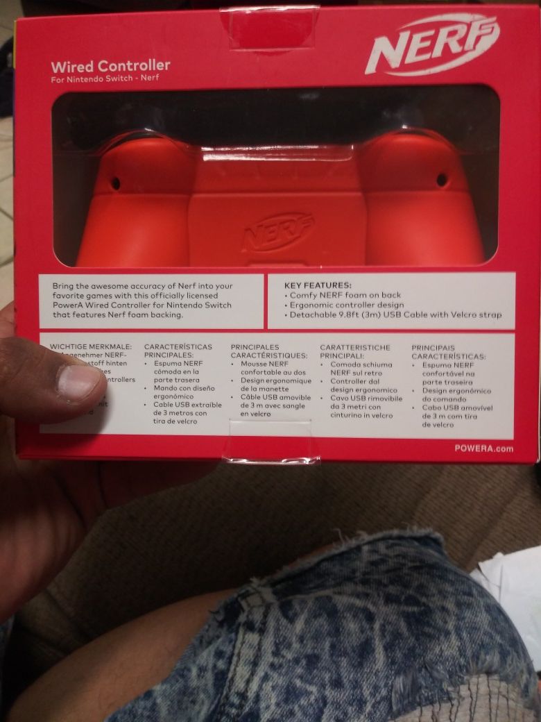 Nintendo switch nerf remote brand new