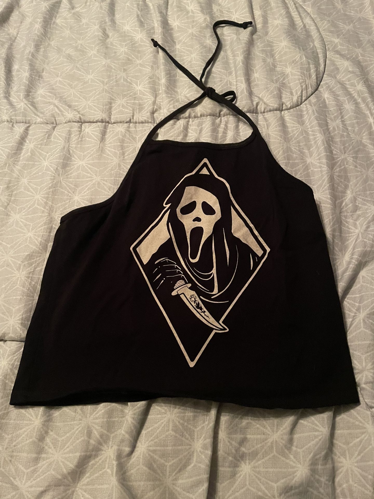 Ghost Face Halter Top 