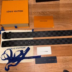 Graphite Damier Belttt