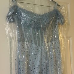 Light Blue Shimmery Dress