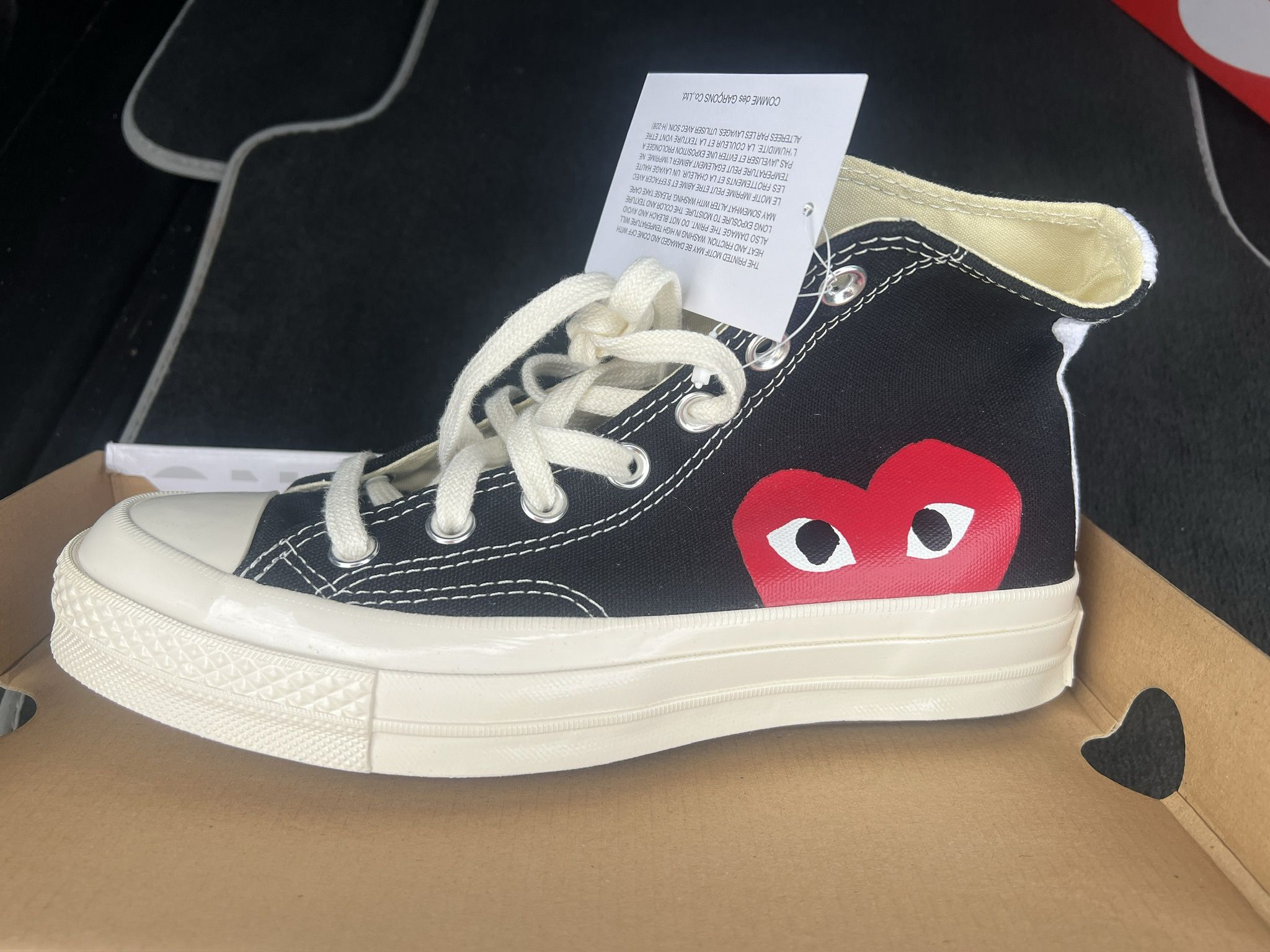 Converse Size 7 Comme des Garçons $60