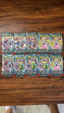 Pokemon Journey together 10 booster packs